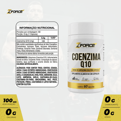 COENZIMA Q10 – 100MG | 60 CÁPSULAS