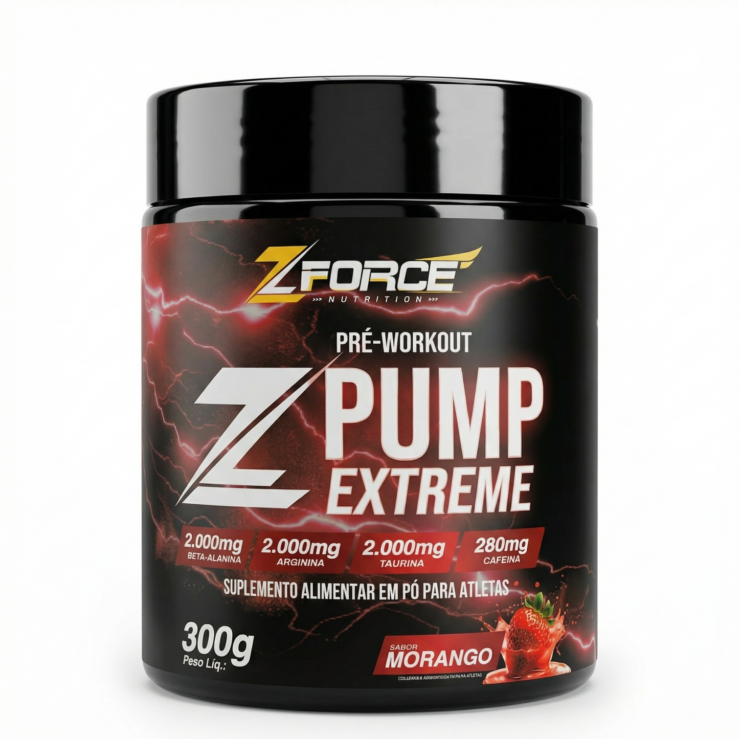 PRÉ-TREINO MORANGO 300g