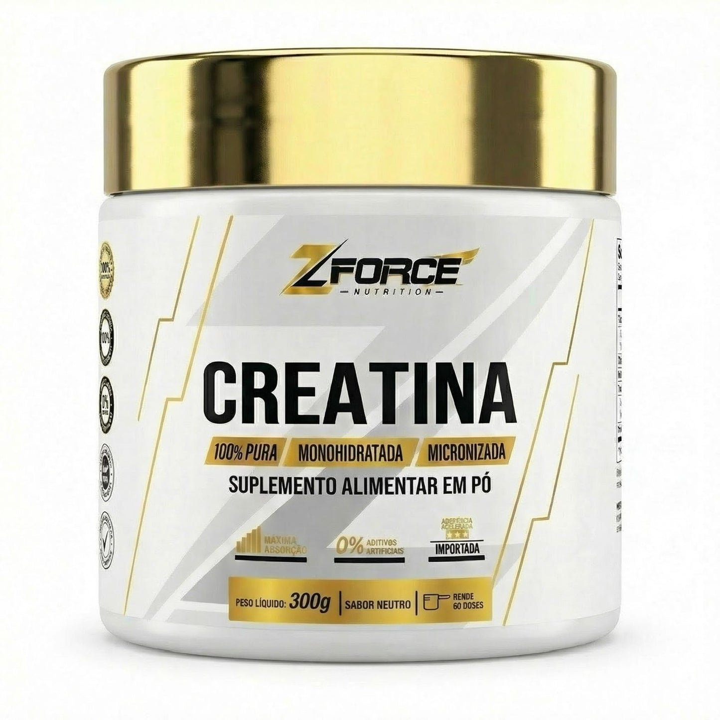 CREATINA MONOHIDRATADA 100% – 300G